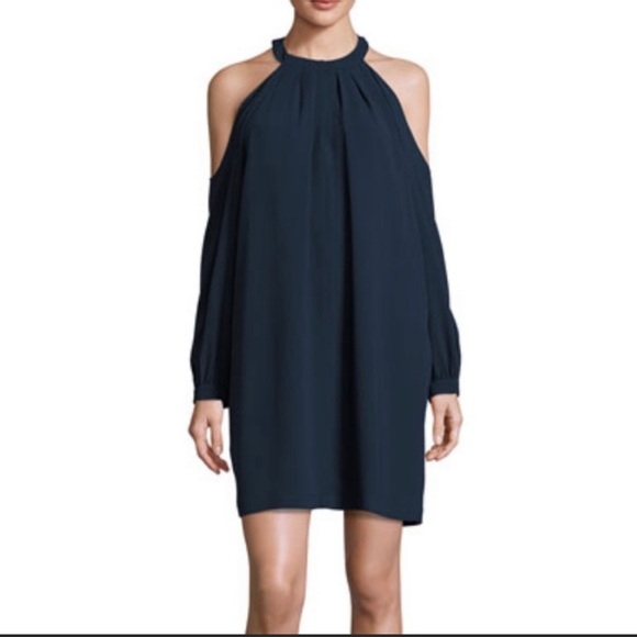 BCBG MAXAZRIA Cold Shoulder Josephine Dress - Picture 1 of 5